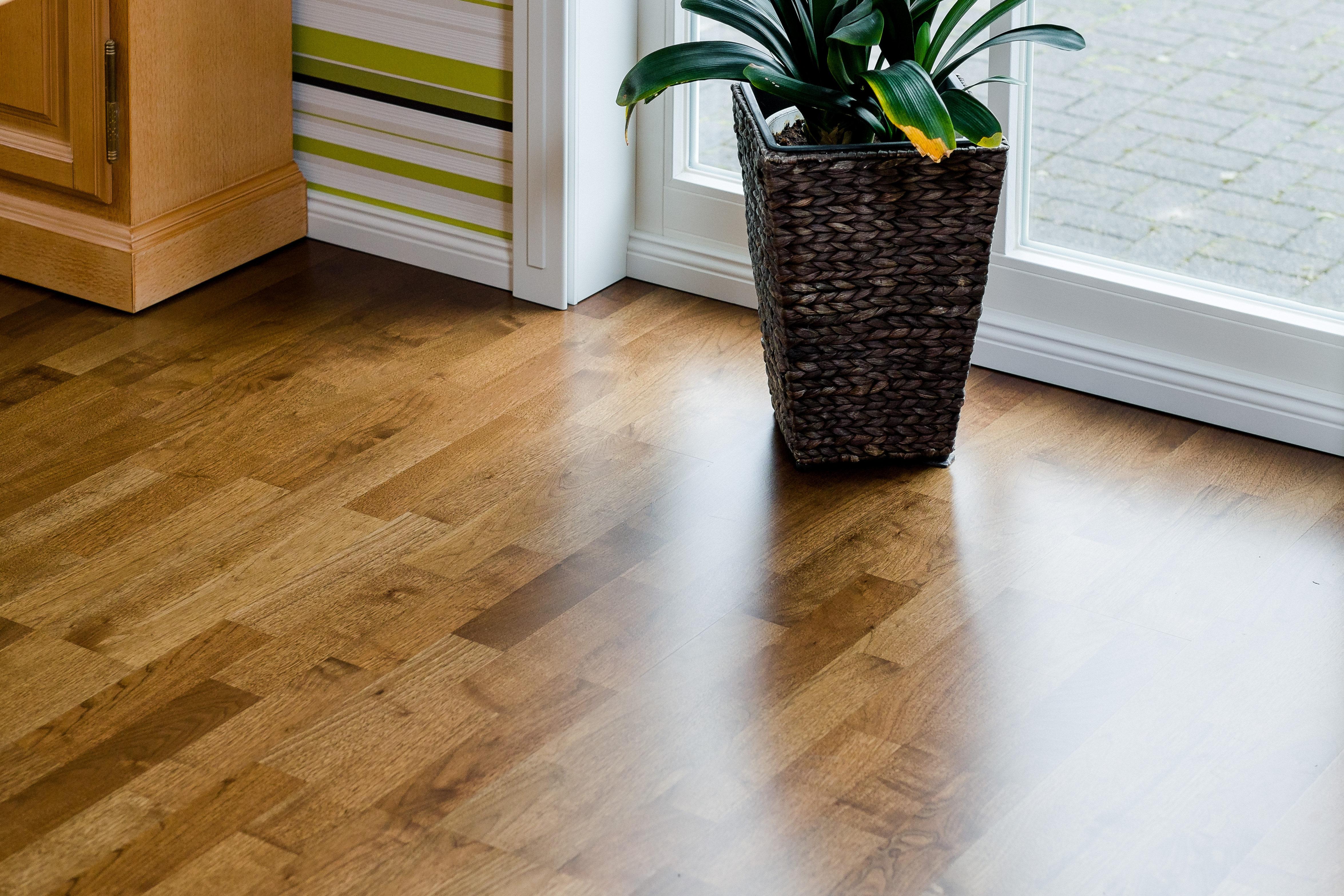 Laminated flooring